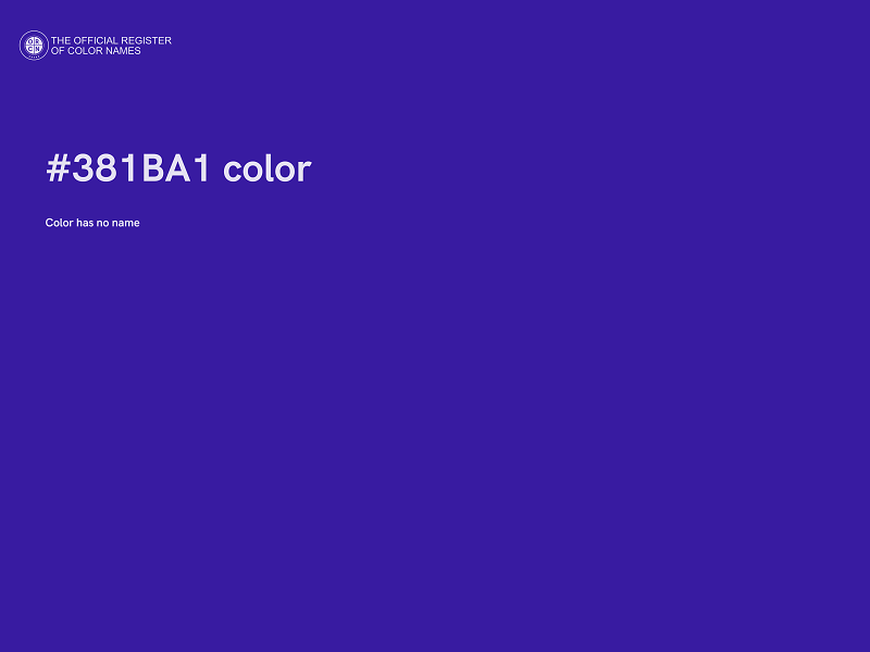 #381BA1 color image