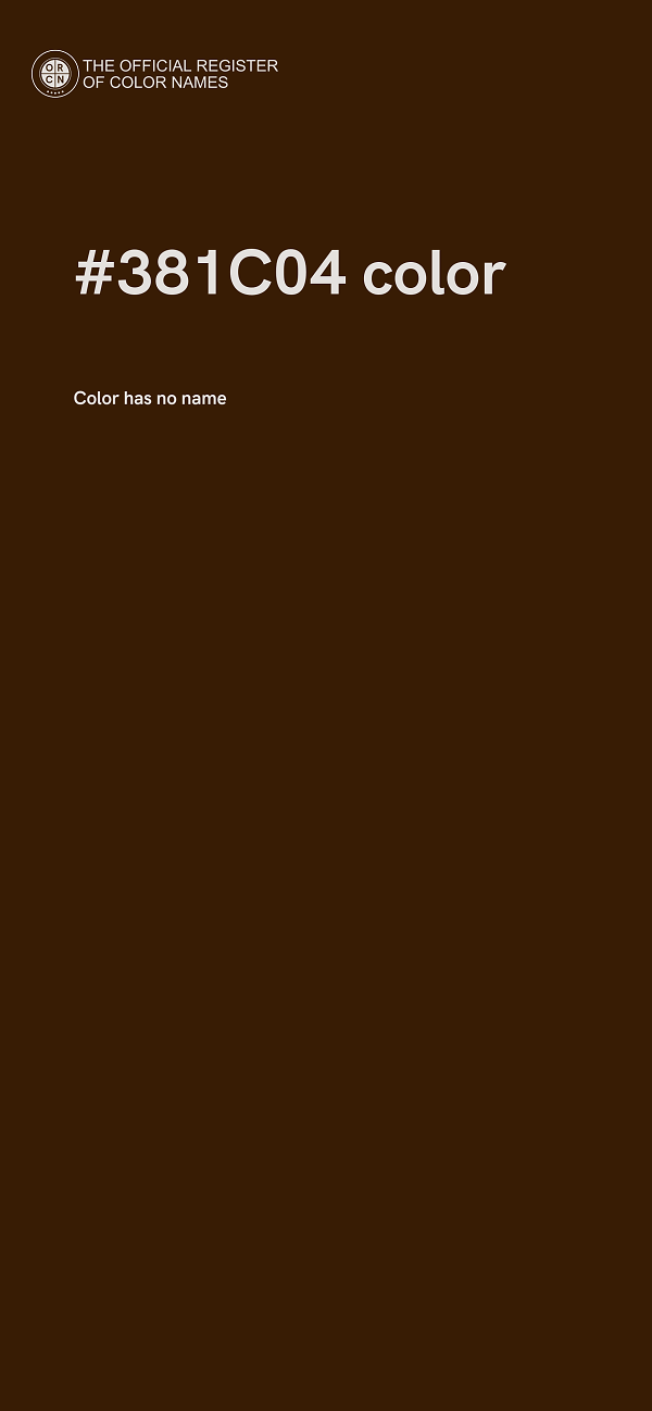 #381C04 color image