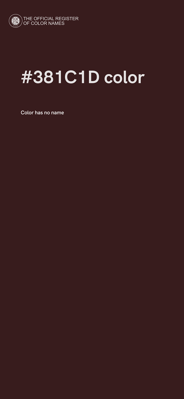 #381C1D color image