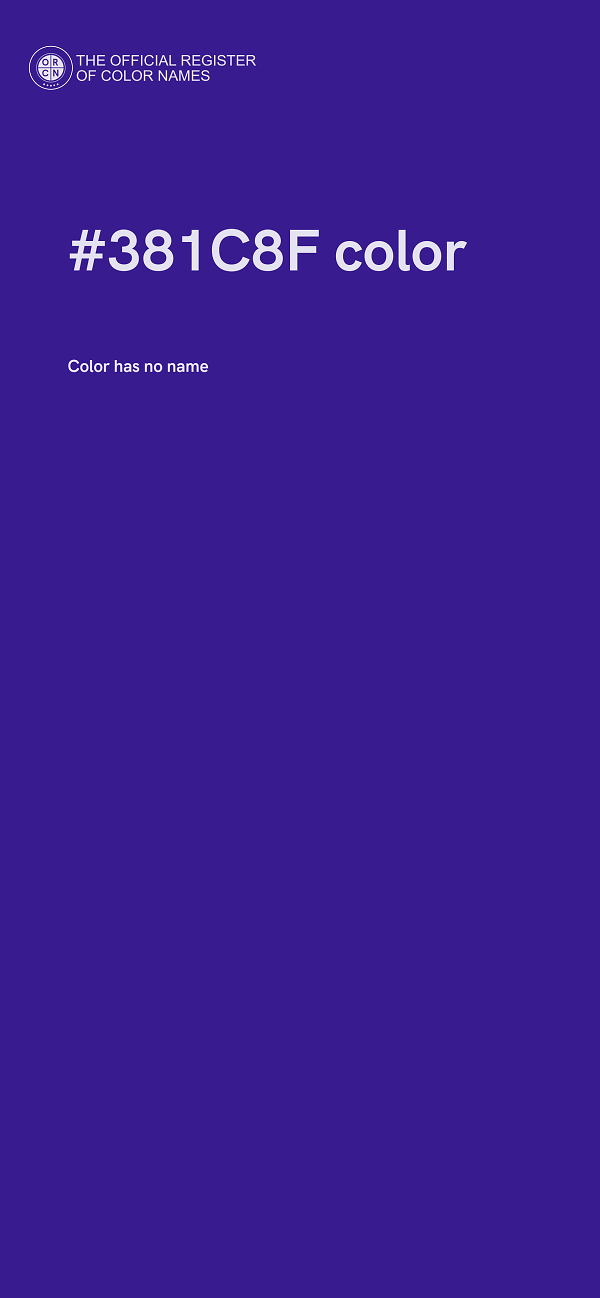 #381C8F color image