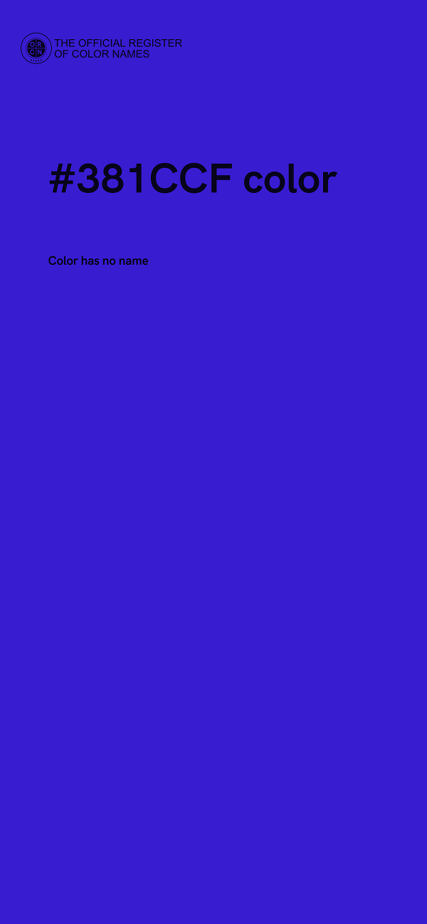 #381CCF color image