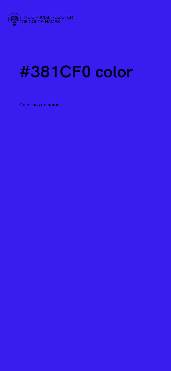#381CF0 color image