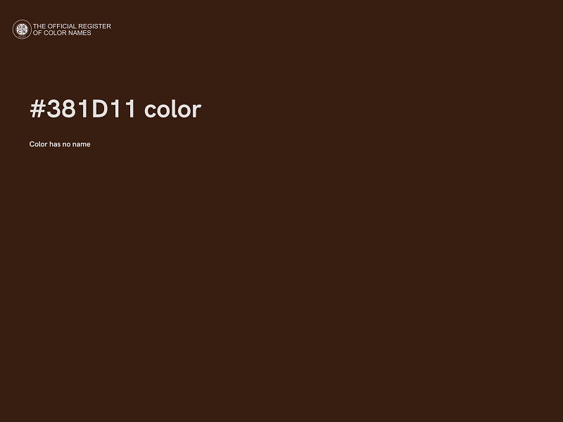#381D11 color image