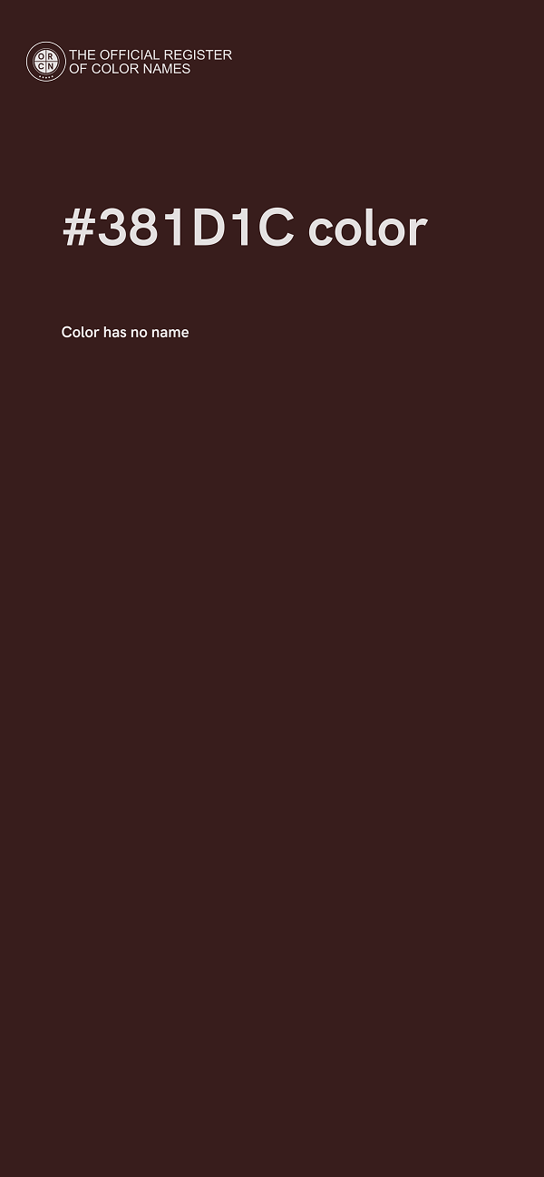 #381D1C color image