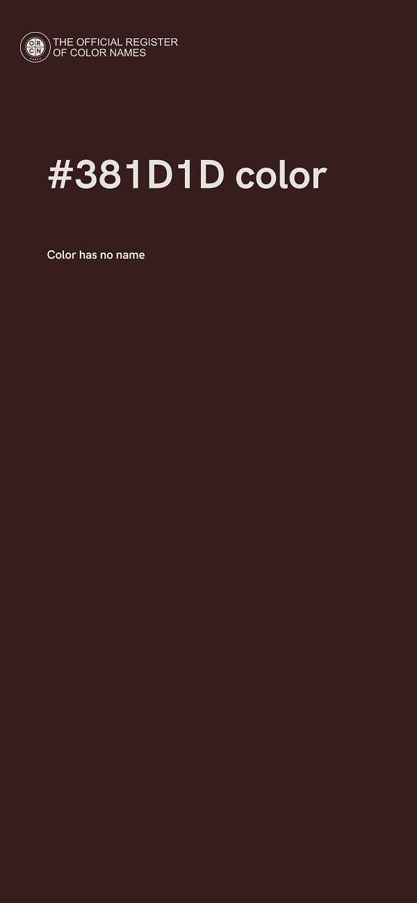 #381D1D color image