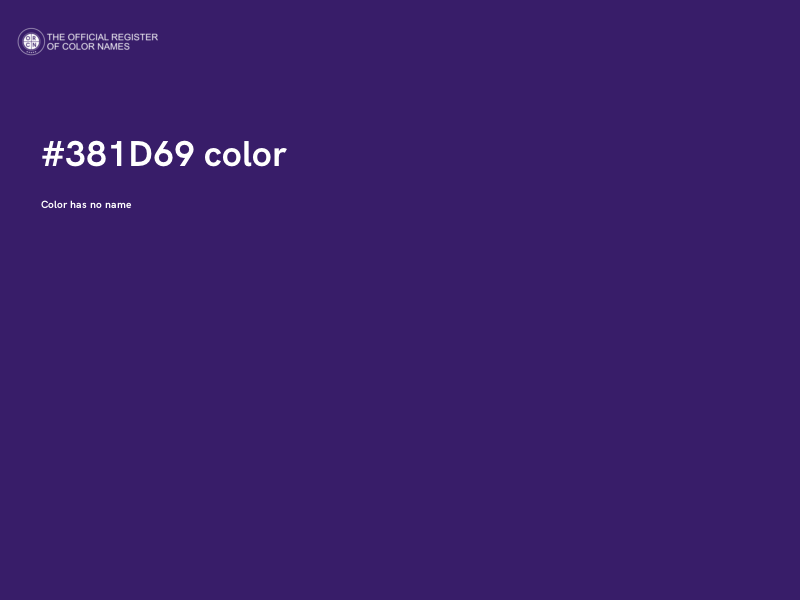 #381D69 color image