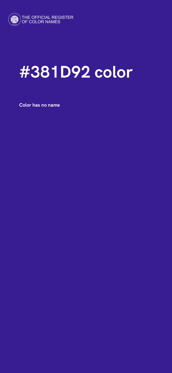 #381D92 color image