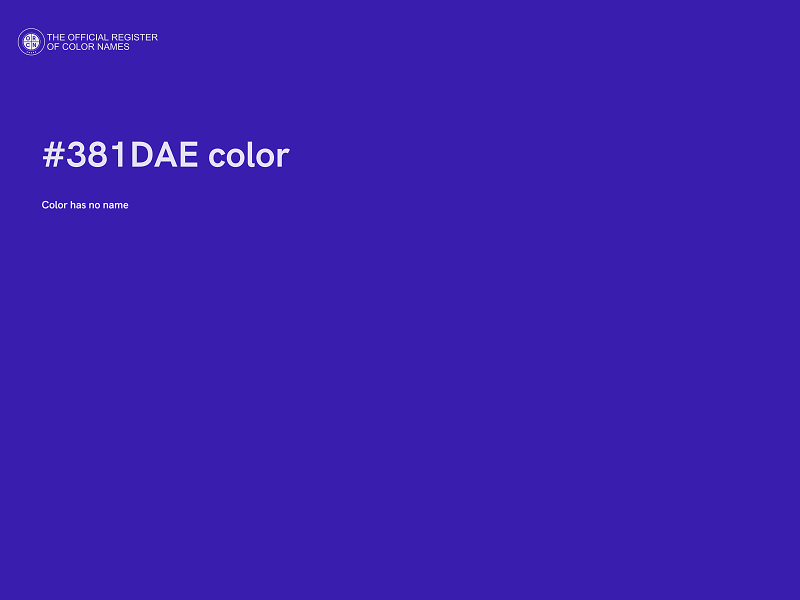 #381DAE color image