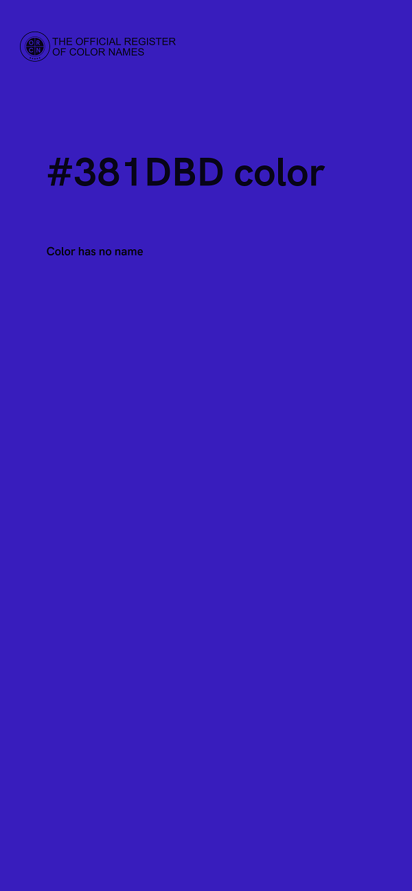 #381DBD color image