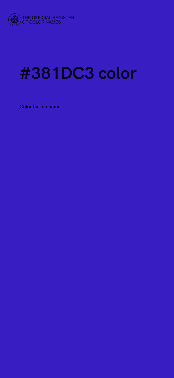 #381DC3 color image