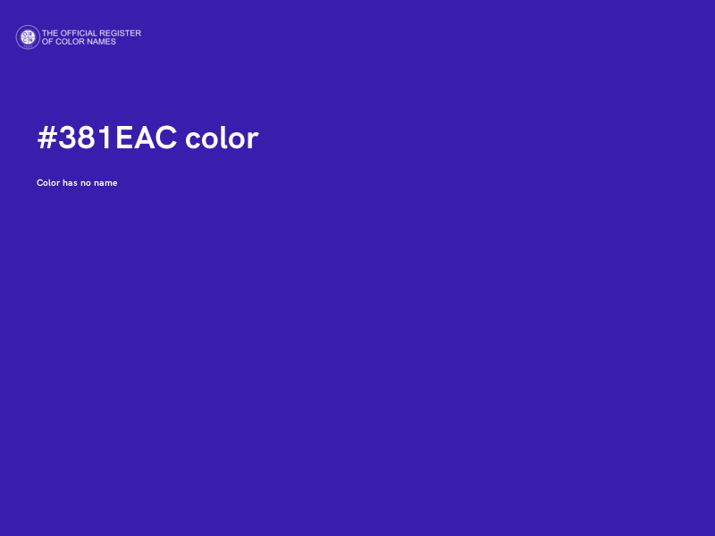 #381EAC color image