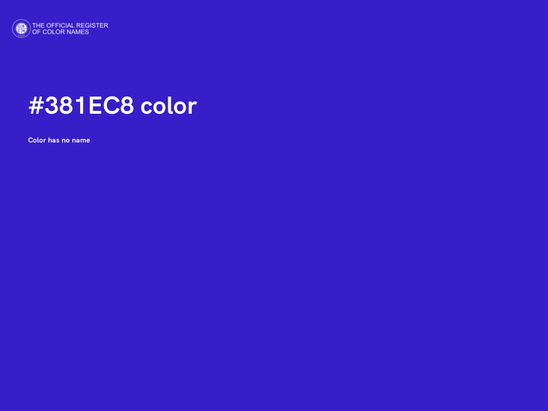 #381EC8 color image