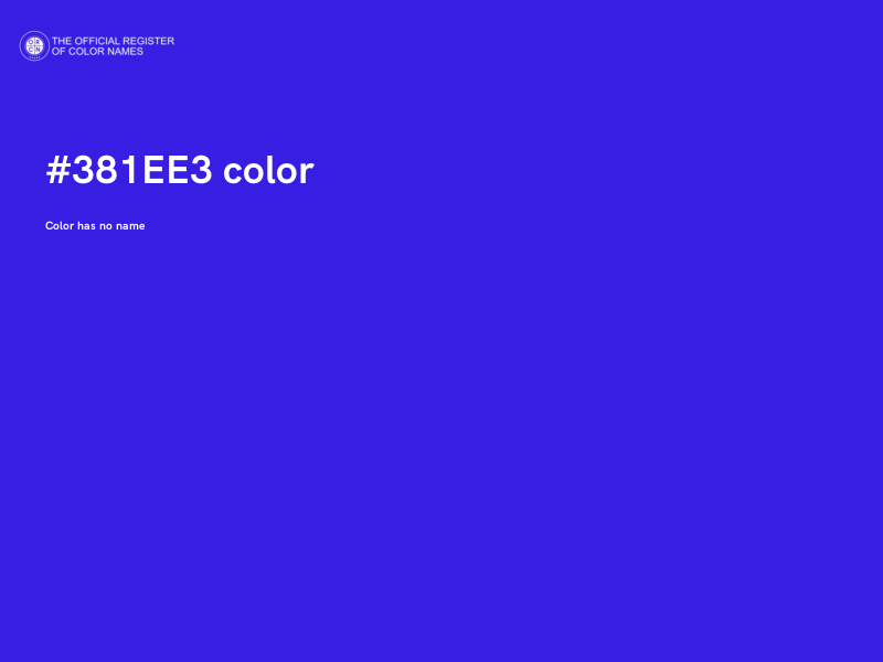#381EE3 color image