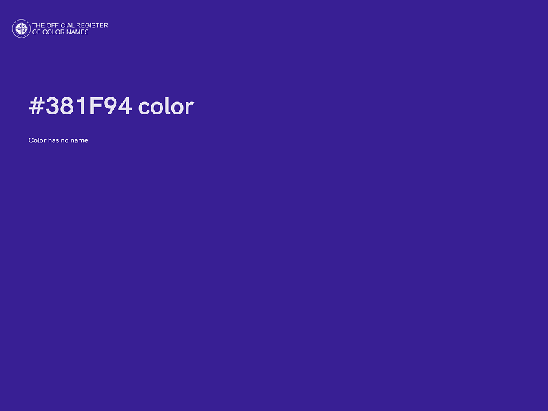 #381F94 color image
