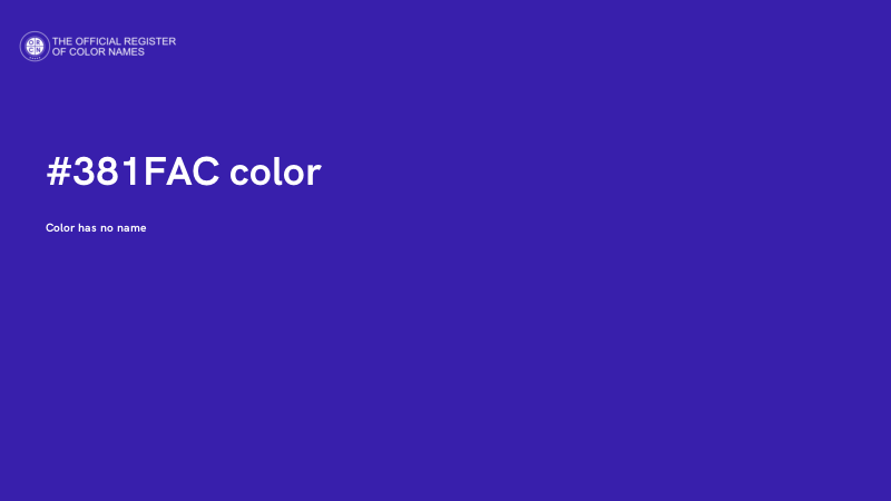 #381FAC color image