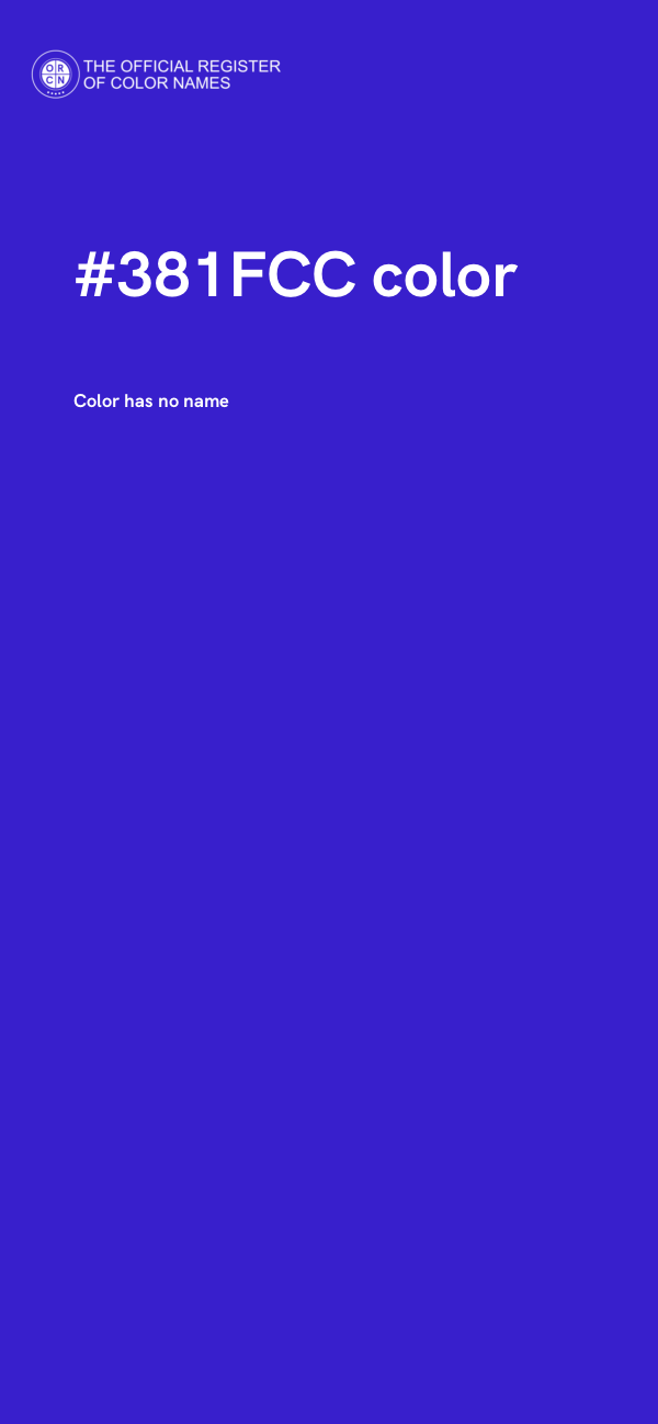 #381FCC color image