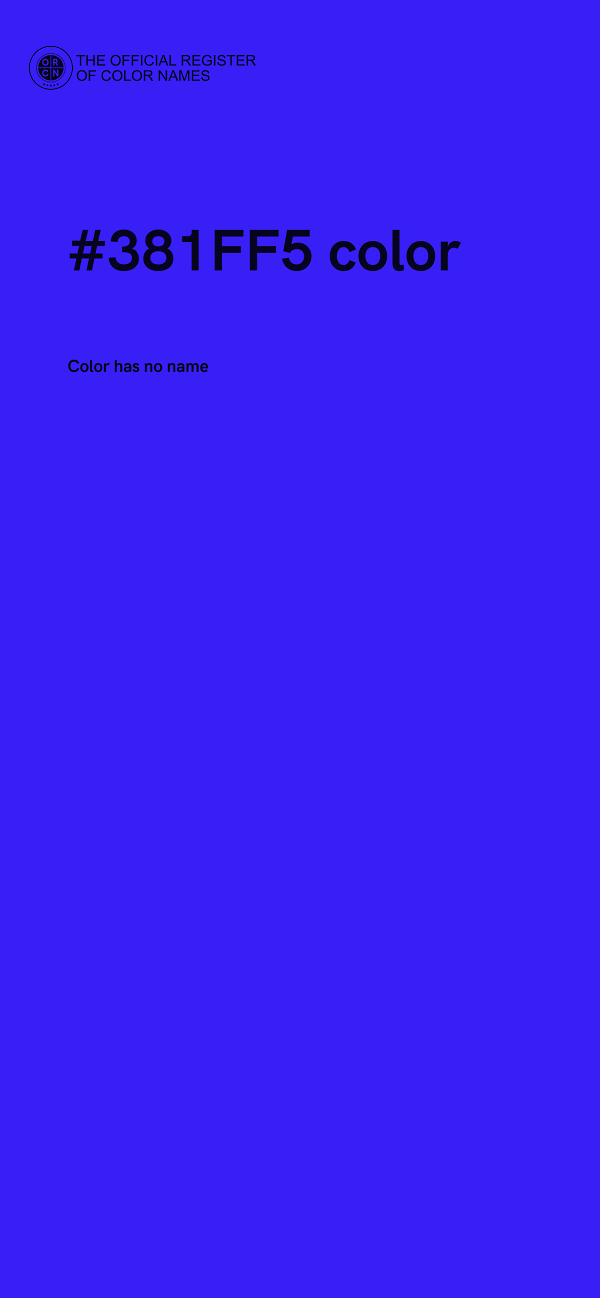 #381FF5 color image