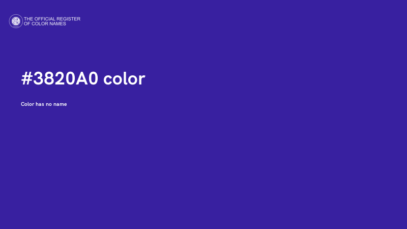 #3820A0 color image