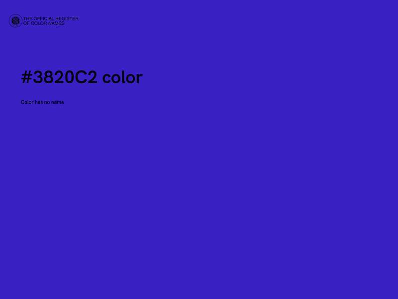 #3820C2 color image