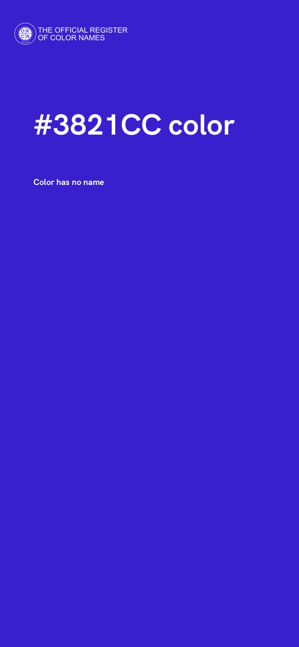 #3821CC color image