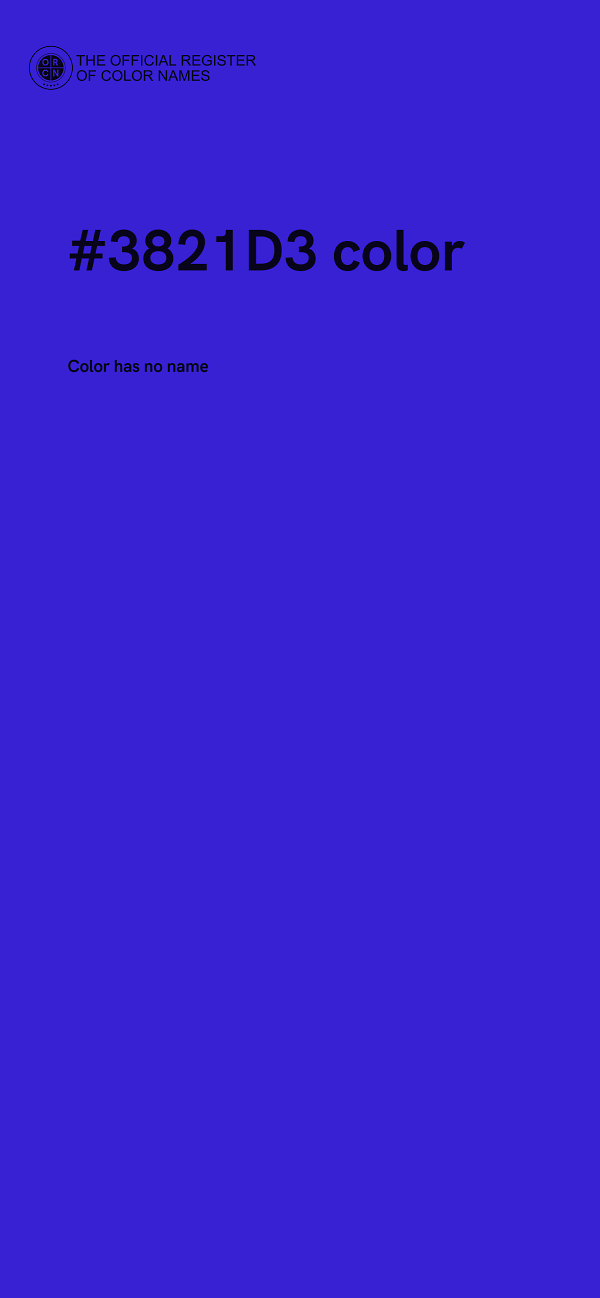 #3821D3 color image