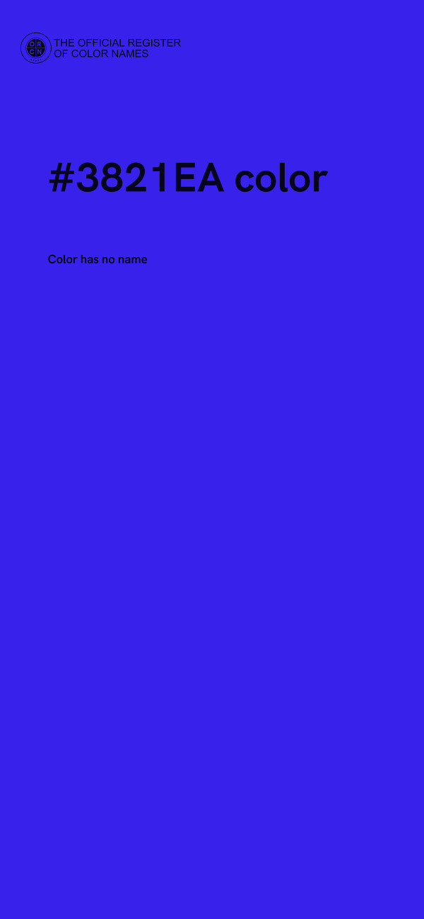 #3821EA color image