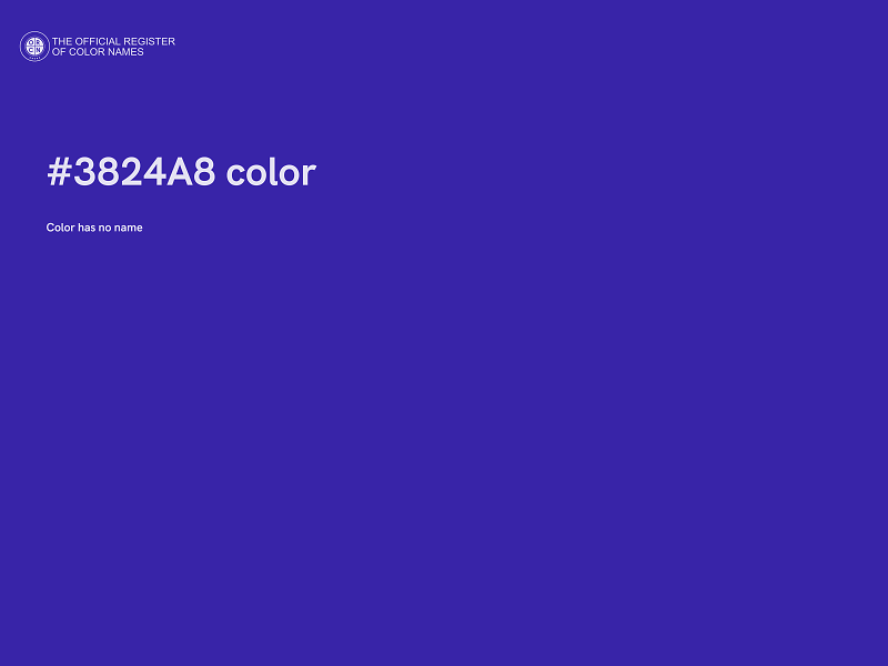#3824A8 color image