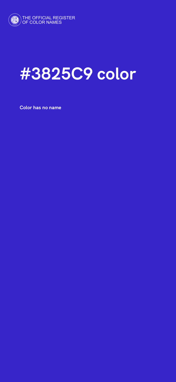 #3825C9 color image