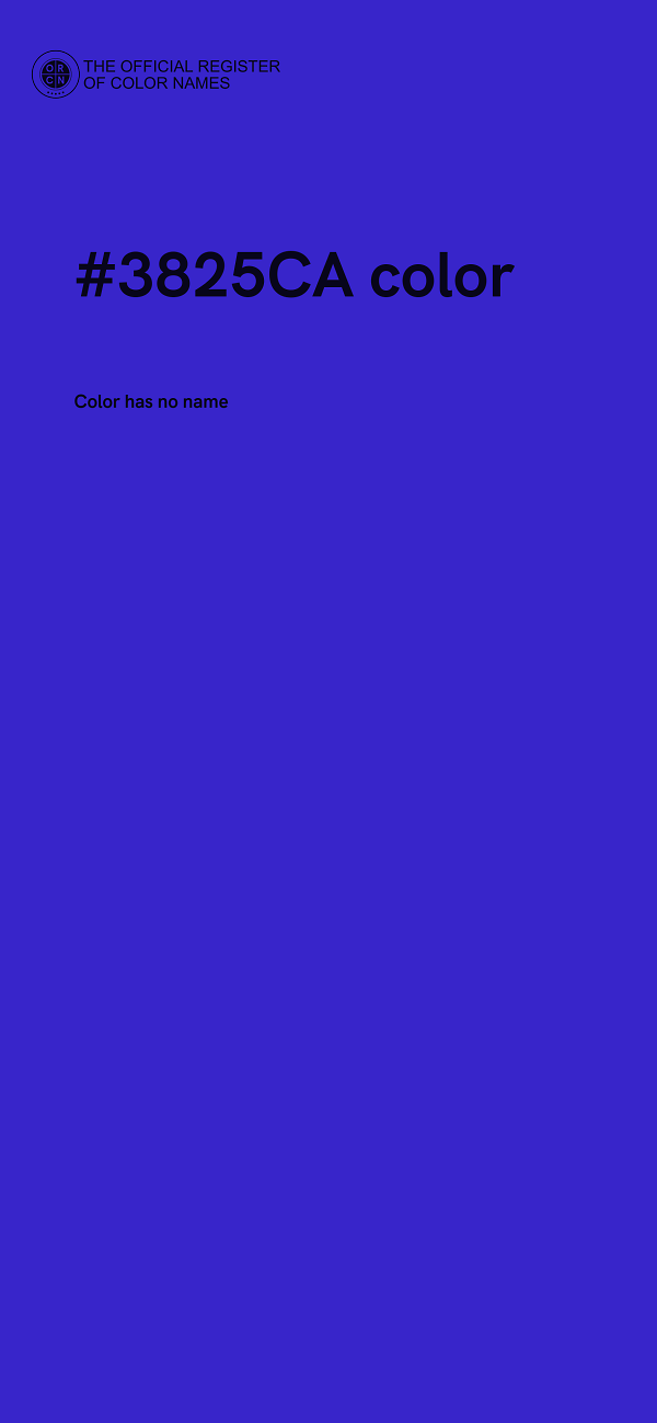 #3825CA color image