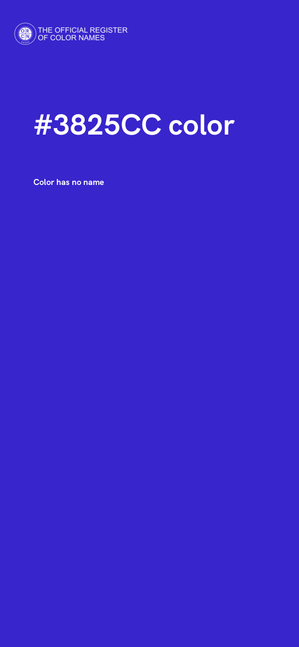 #3825CC color image