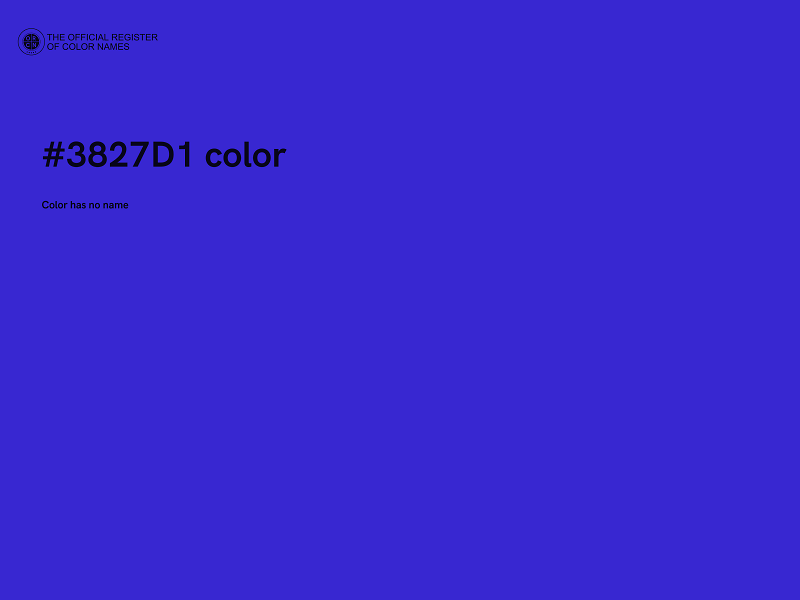 #3827D1 color image