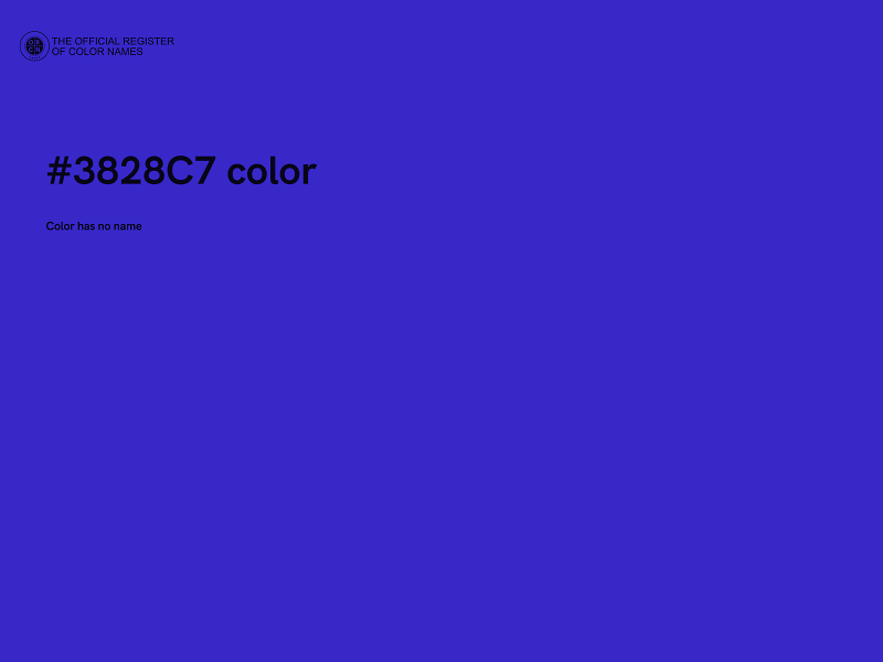 #3828C7 color image