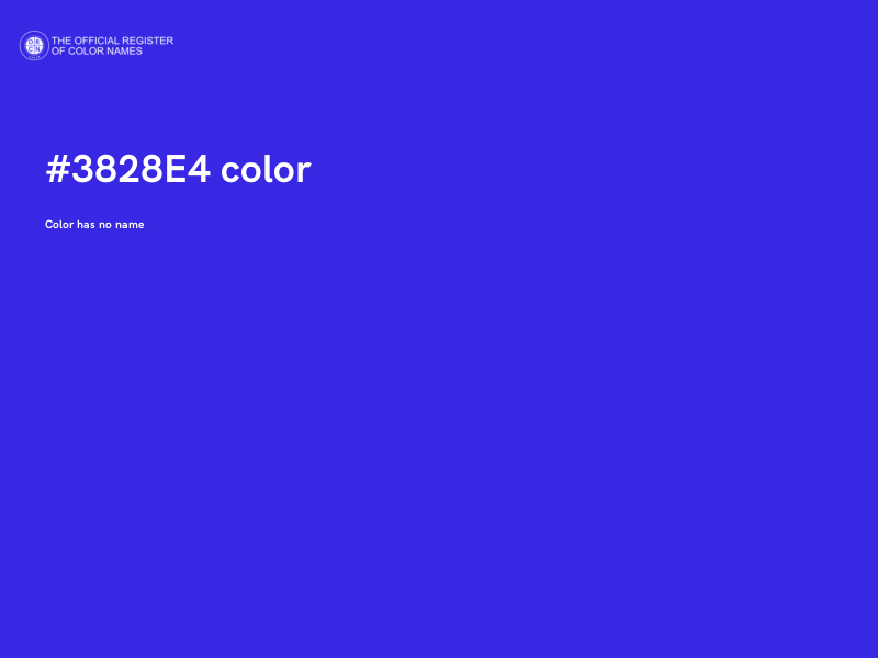 #3828E4 color image