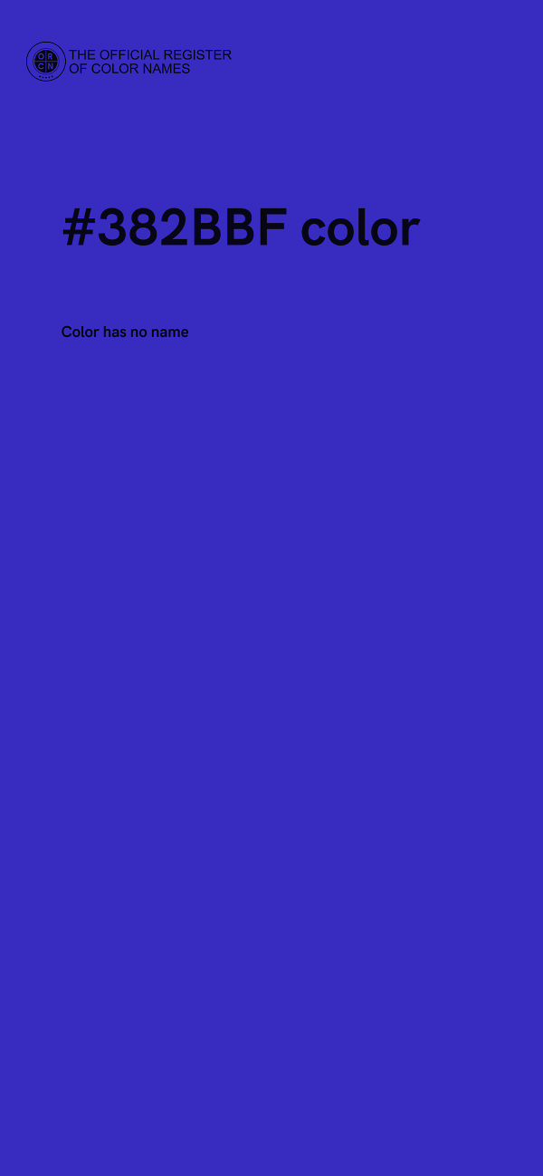 #382BBF color image