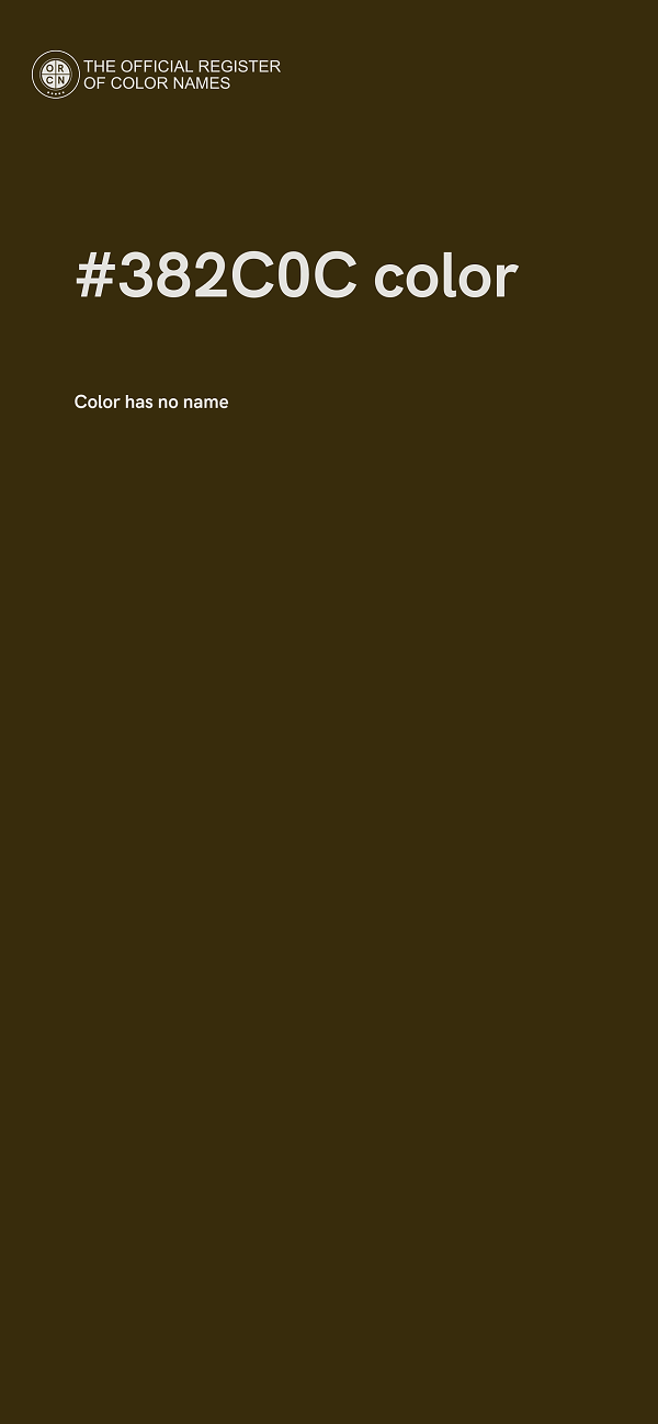 #382C0C color image