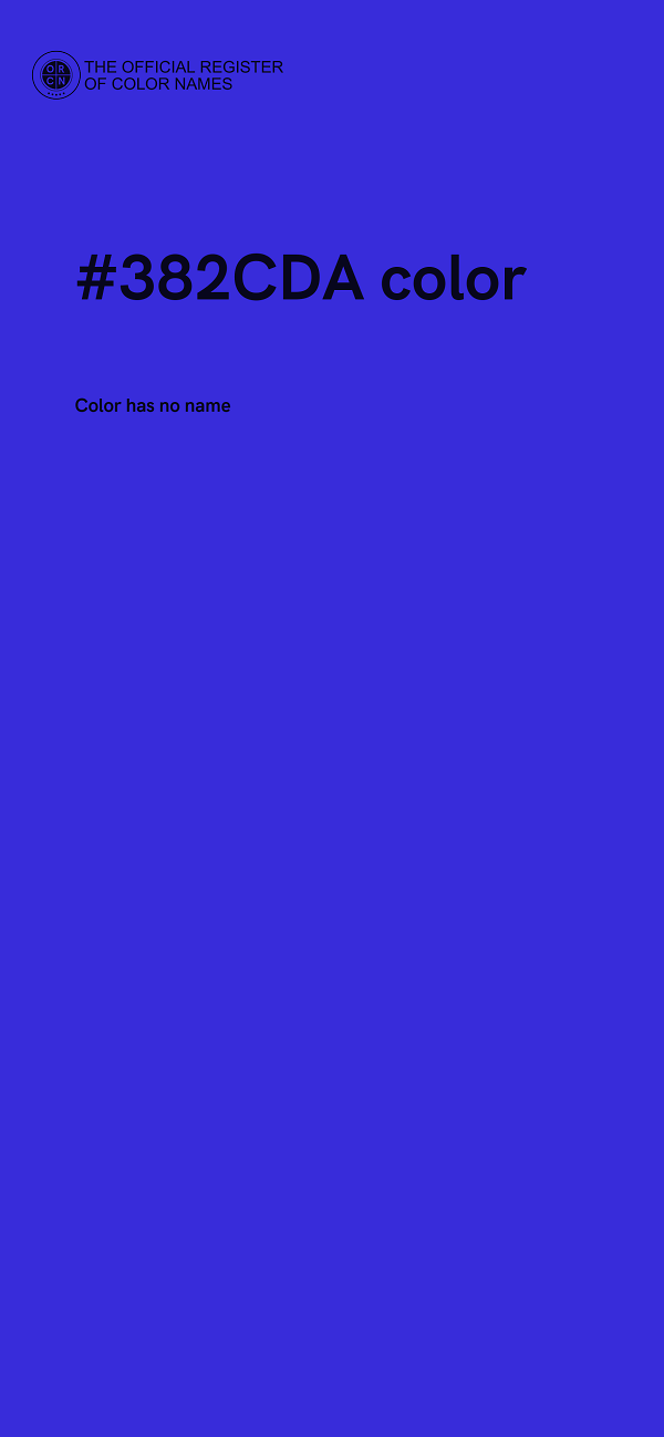 #382CDA color image