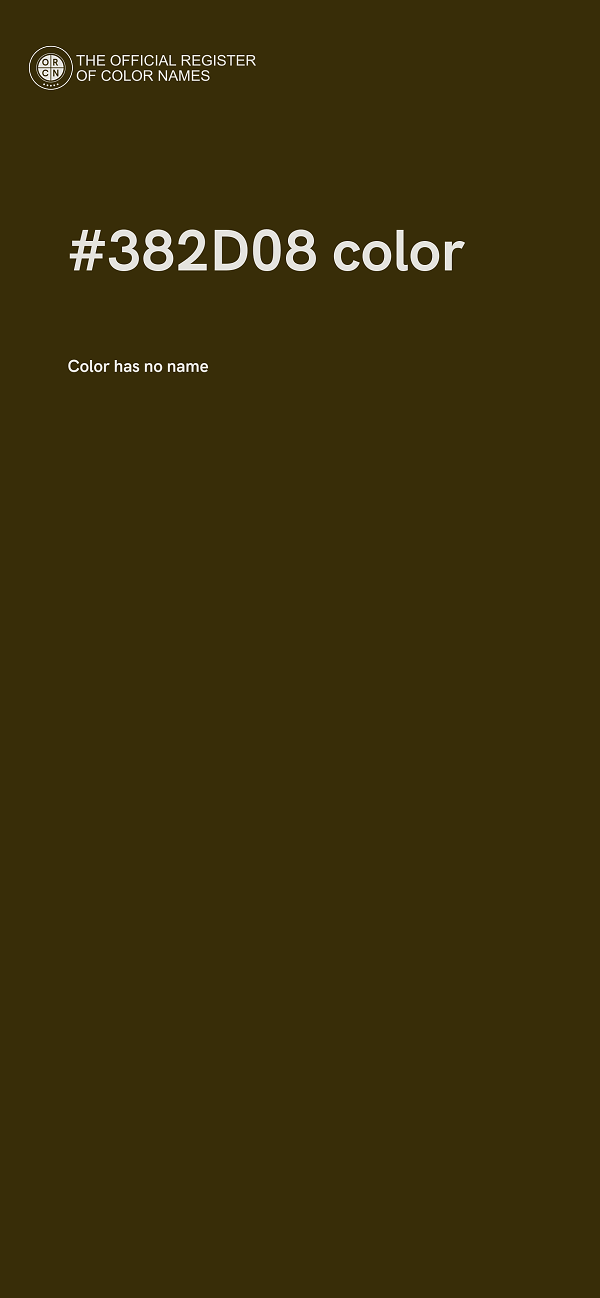 #382D08 color image