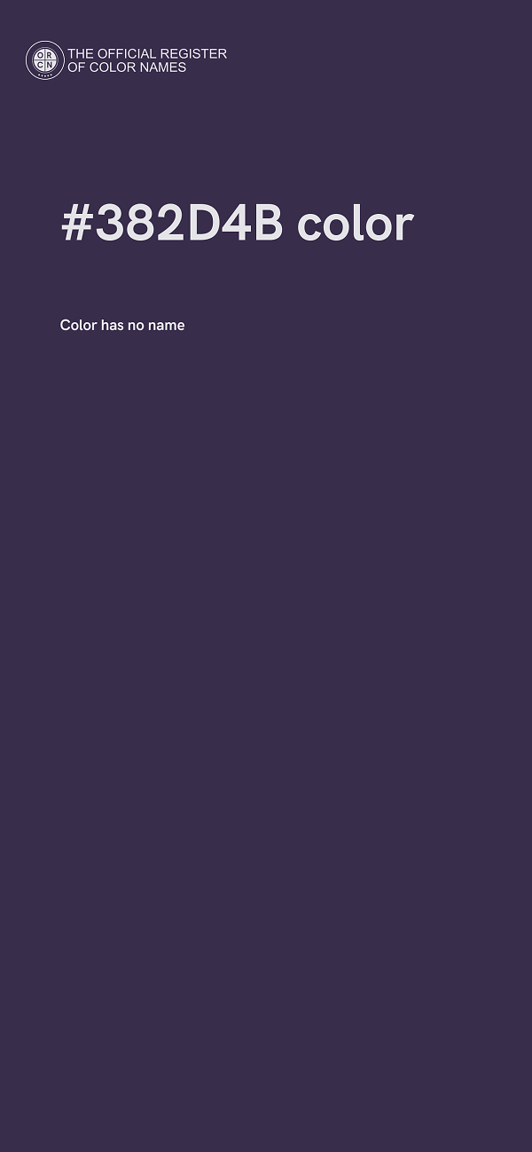 #382D4B color image