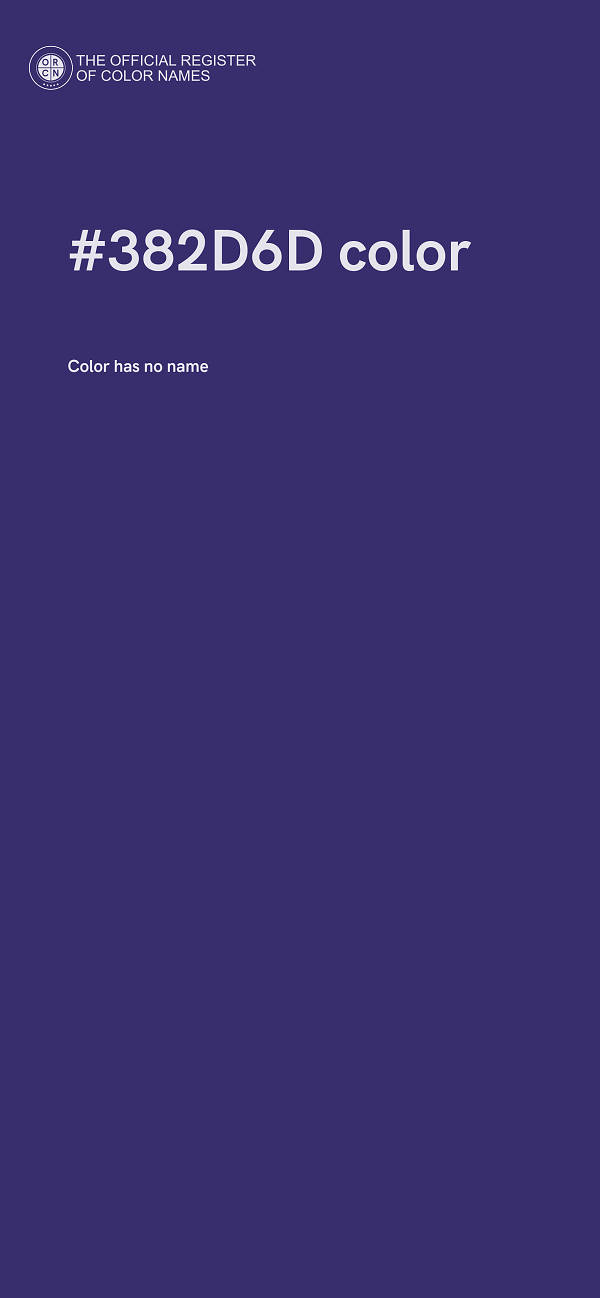 #382D6D color image