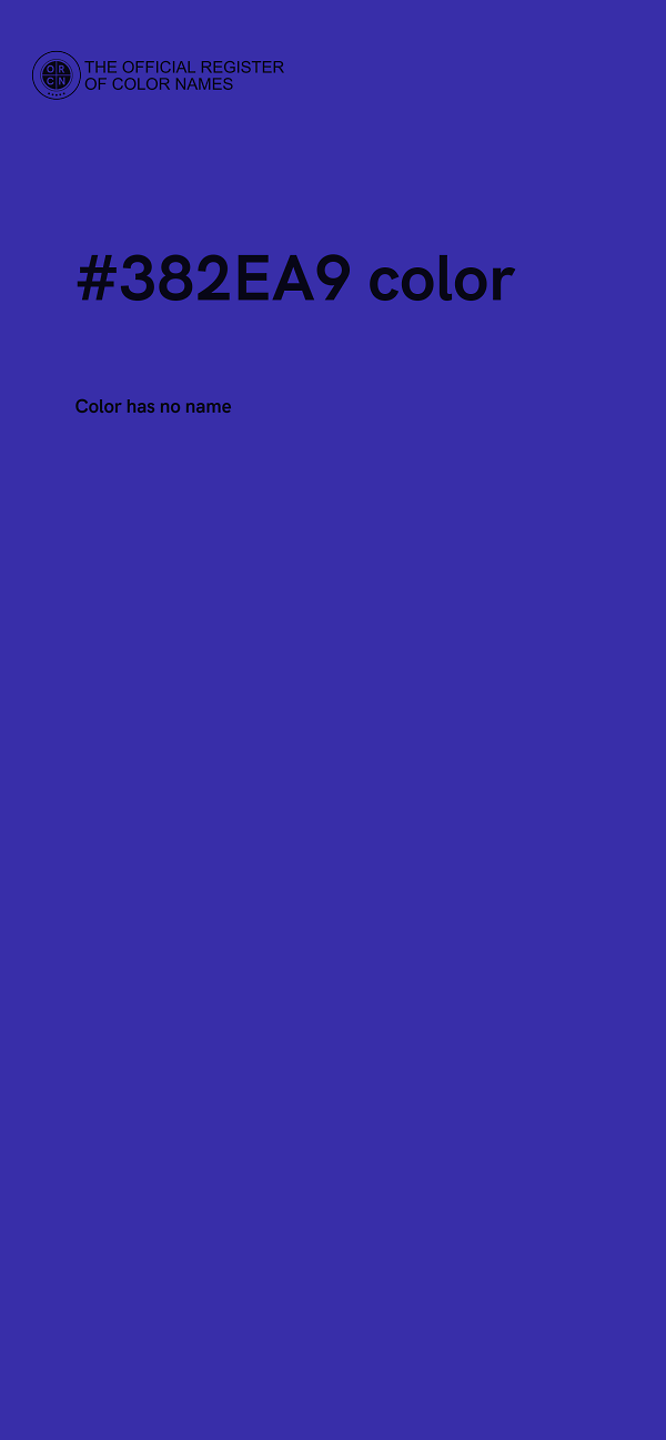 #382EA9 color image