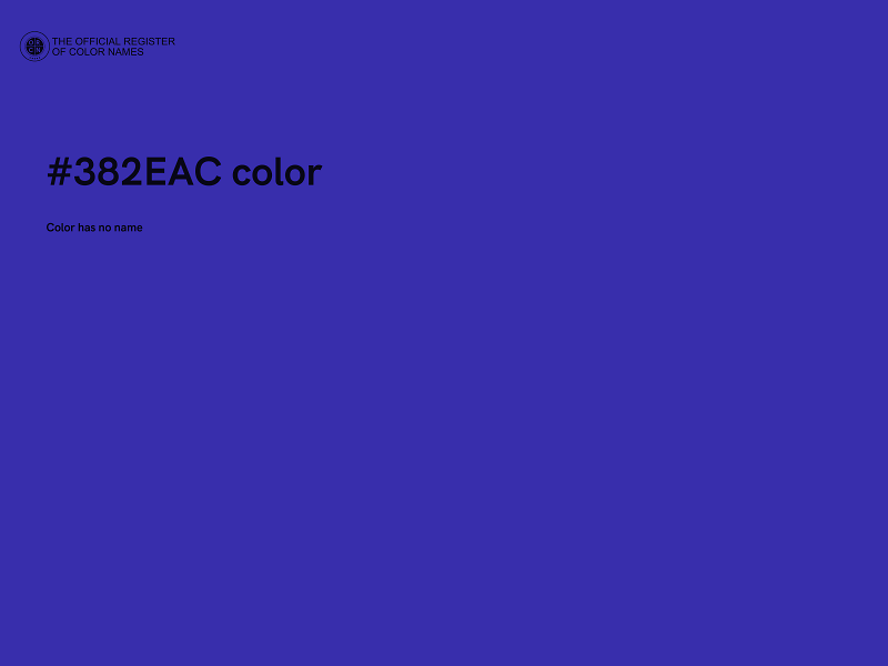 #382EAC color image