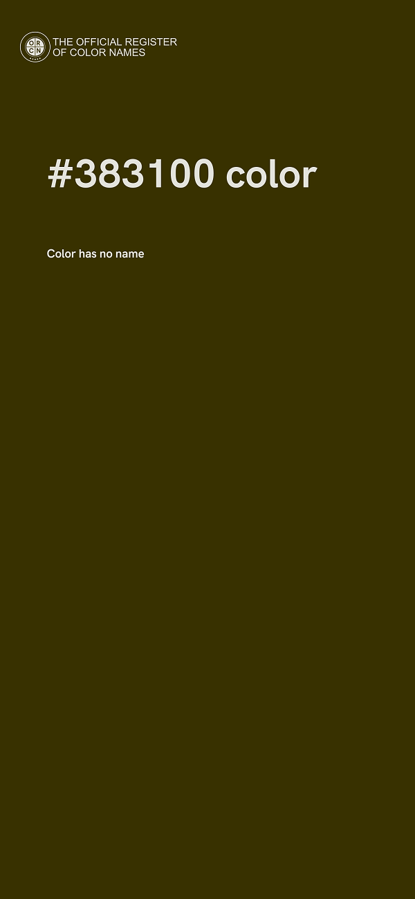 #383100 color image