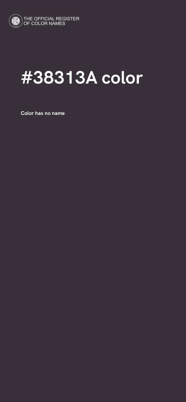 #38313A color image