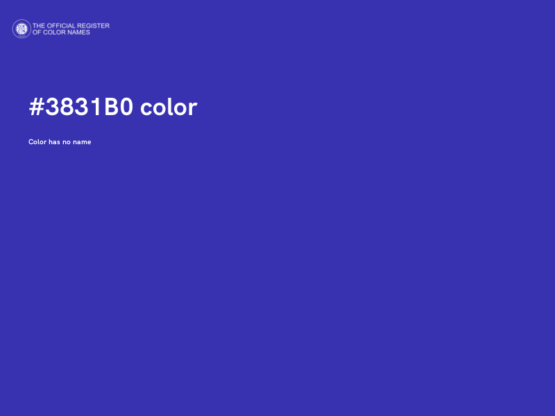 #3831B0 color image