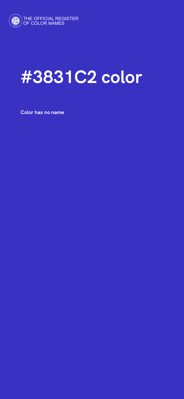#3831C2 color image