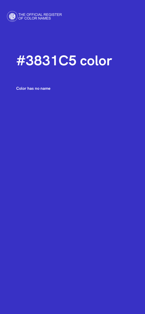 #3831C5 color image