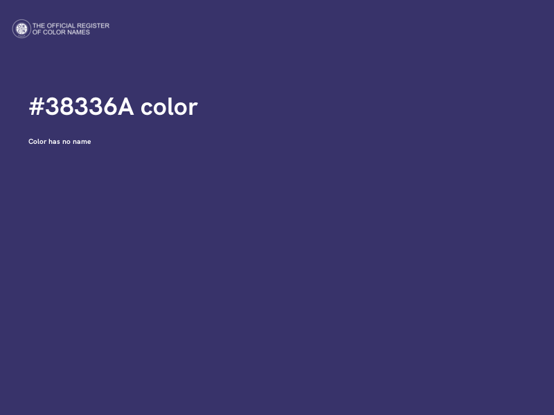 #38336A color image