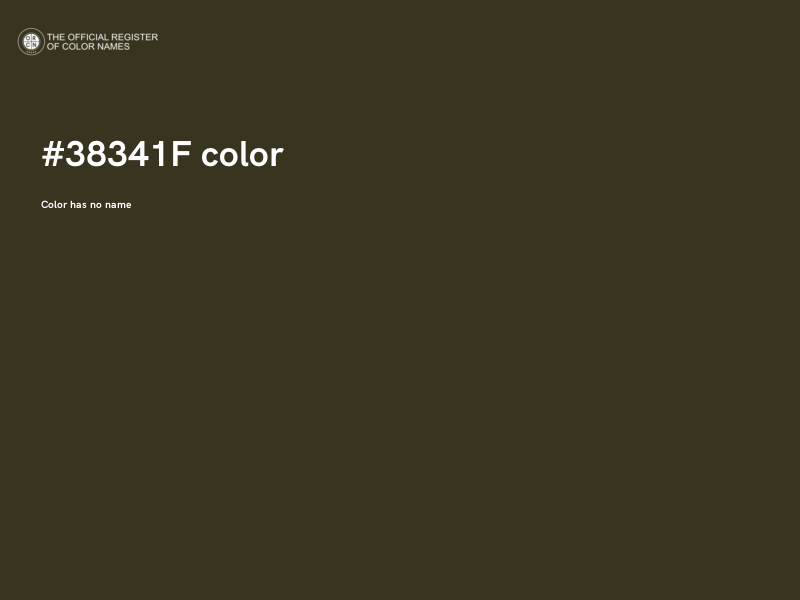 #38341F color image