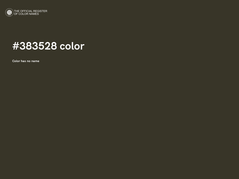 #383528 color image