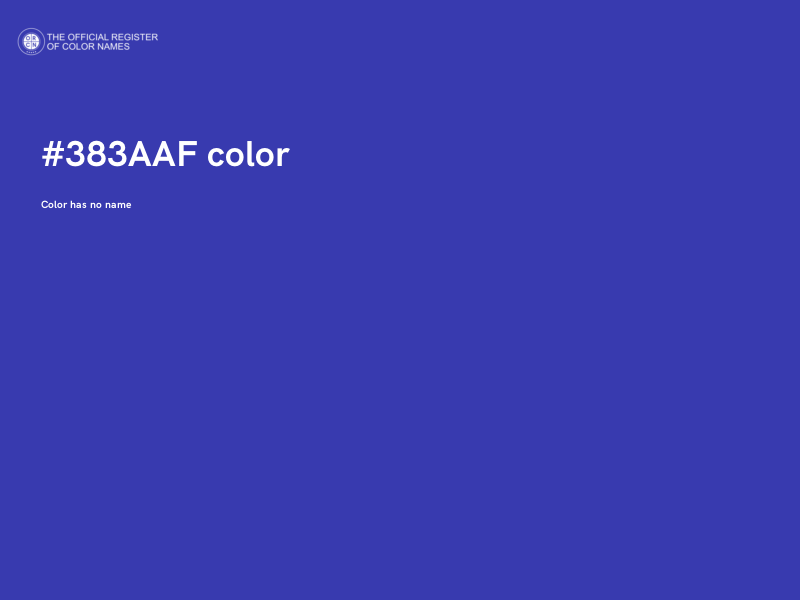 #383AAF color image